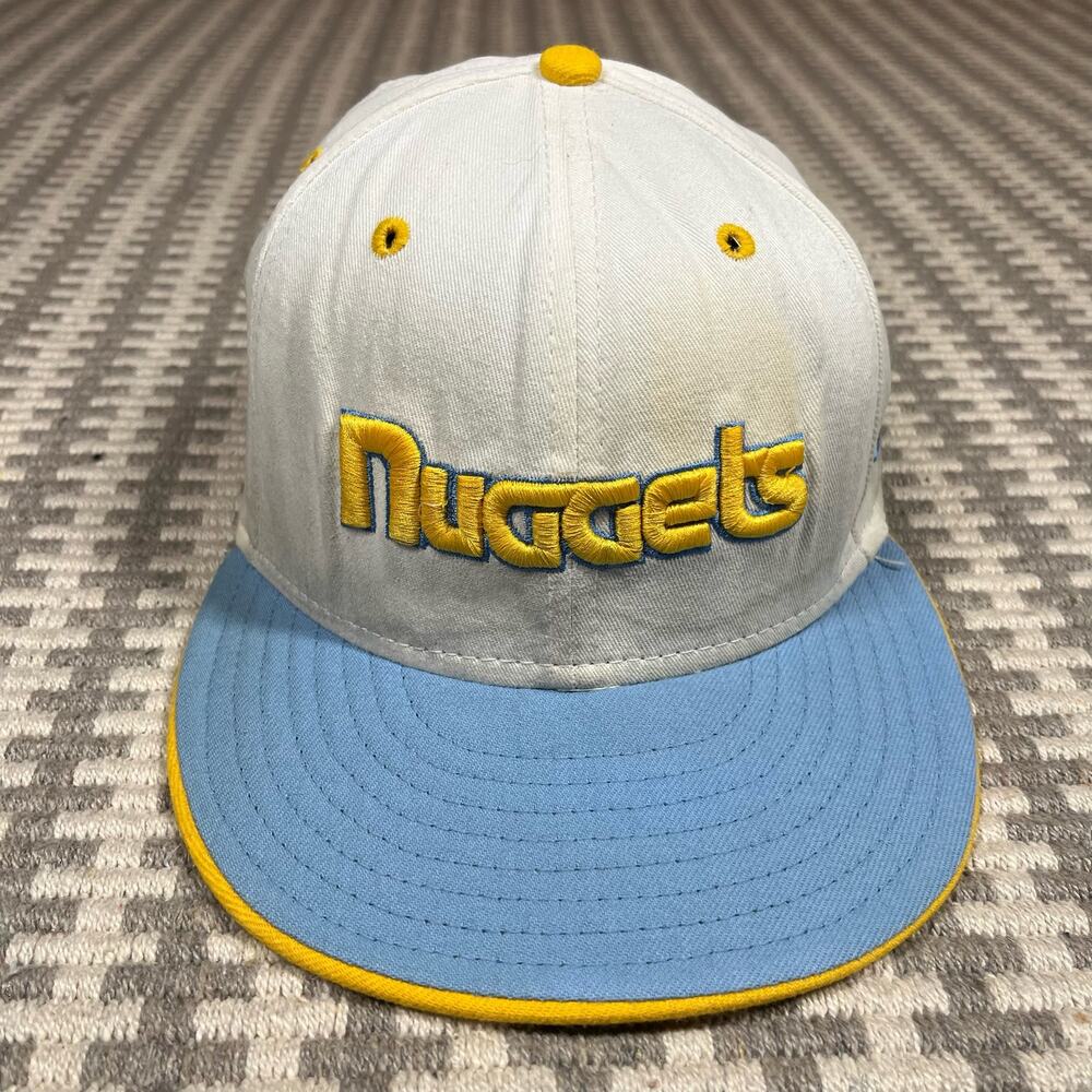 New Era 59Fifty Hardwood Classics Denver Nuggets NBA Fitted Sz 7 Preowned‎